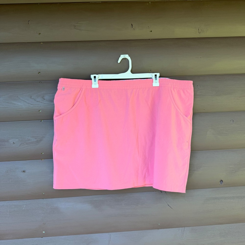 Columbia PFG Skort Women 2X Pink Performance Fishing Gear Active Skirt